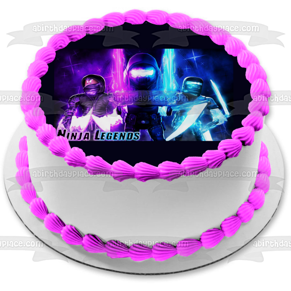 Ninja Legends Mythic Shadowmaster Awakened Scythemaster Master Legend Assassin Edible Cake Topper Imagen ABPID57507 