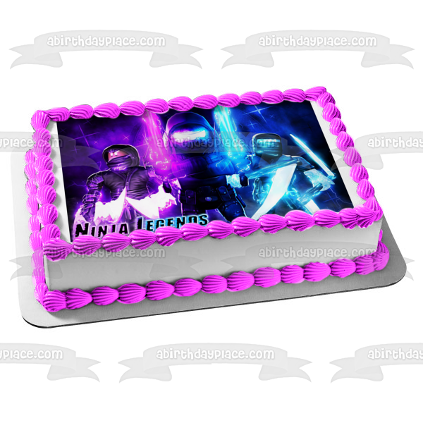 Ninja Legends Mythic Shadowmaster Awakened Scythemaster Master Legend Assassin Edible Cake Topper Imagen ABPID57507 