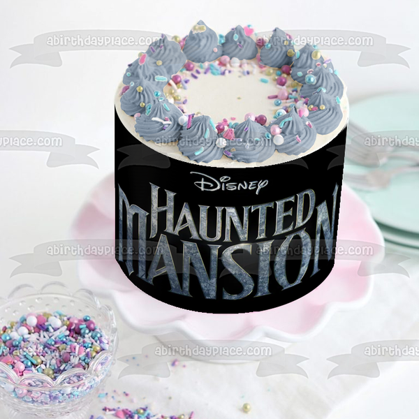 Haunted Mansion Edible Cake Topper Image ABPID57510