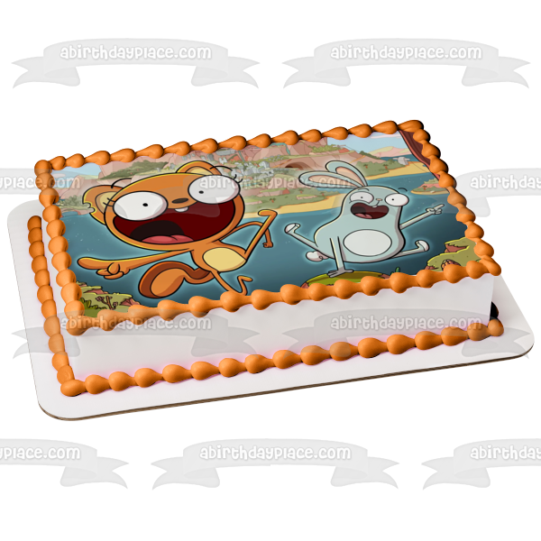 Kiff and Barry Edible Cake Topper Image ABPID57522