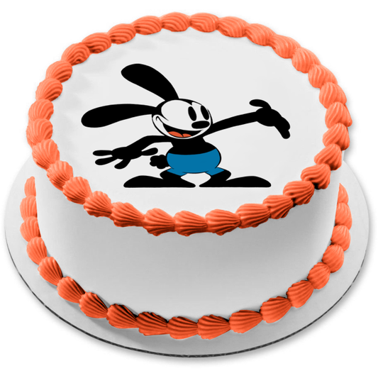 Oswald the Lucky Rabbit Edible Cake Topper Image ABPID57513
