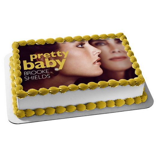 Bonita decoración comestible para tarta de Brooke Shields, imagen ABPID57515 