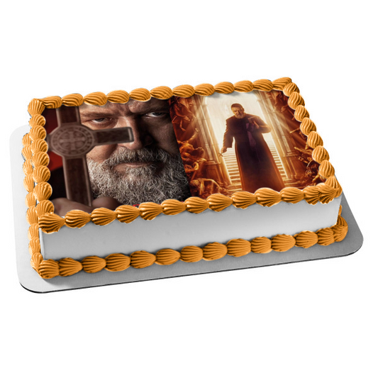 Adorno comestible para tarta con el padre exorcista del Papa, Gabriele Amorth, imagen ABPID57541