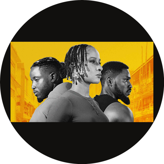 Imagen de decoración comestible para tarta Obalola e Ify de regalo de Gangs of Lagos ABPID57544 