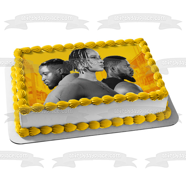 Imagen de decoración comestible para tarta Obalola e Ify de regalo de Gangs of Lagos ABPID57544 