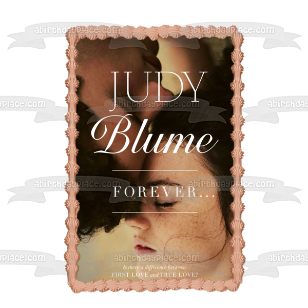 Judy Blume Forever Book Cover Edible Cake Topper Image ABPID57545
