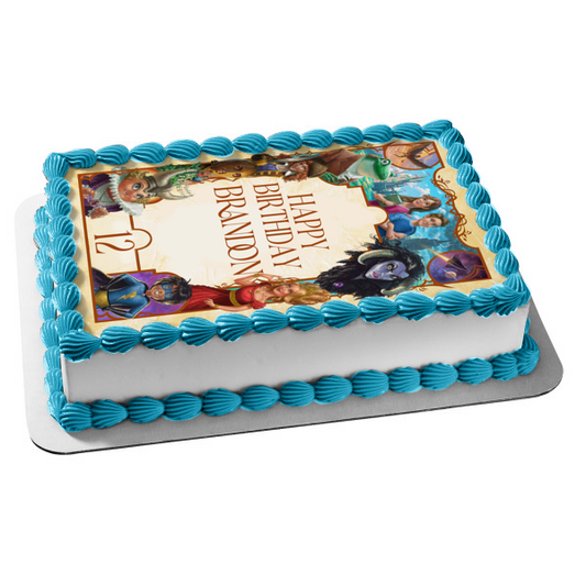 Land of Stories Serie de libros Libro Varios personajes Marco de imagen comestible para decoración de tarta ABPID57653 