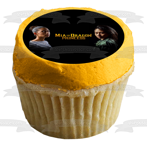 Mia and the Dragon Princess Edible Cake Topper Image ABPID57576