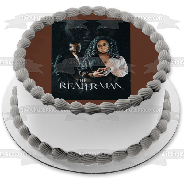 The Reaper Man Jessica and Joseph Edible Cake Topper Image ABPID57578