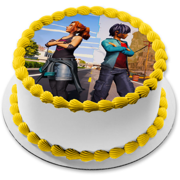 Road 96 Game Scene Edible Cake Topper Image ABPID57586