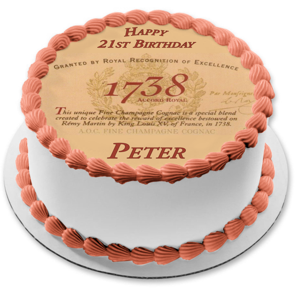 1738 Accord Royal Label Edible Cake Topper Image ABPID57657