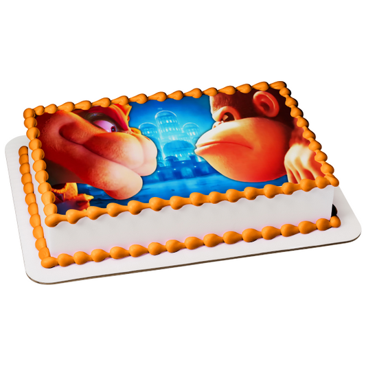 Donkey Kong Country Edible Cake Topper Image ABPID57597