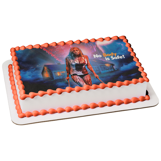 Hens Night No Body Is Safe Jess Edible Cake Topper Image ABPID57589