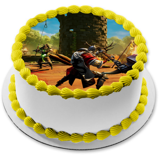 Stray Blade Game Scene Edible Cake Topper Image ABPID57610