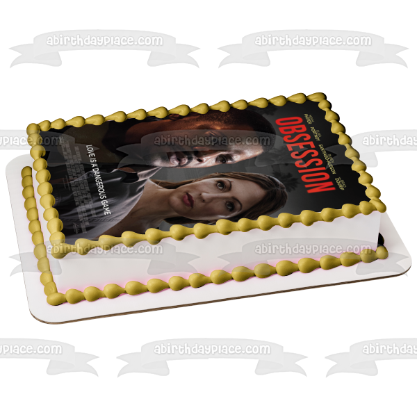 Póster de la película Obsession Ingrid, decoración comestible para tarta, imagen ABPID57625 