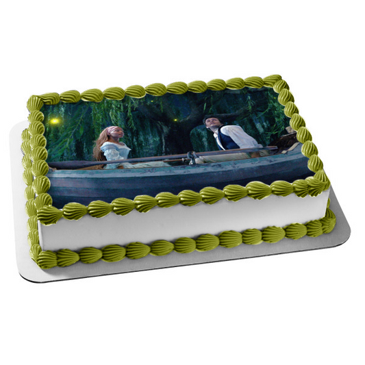 The Little Mermaid Ariel and Prince Eric Edible Cake Topper Image ABPID57664