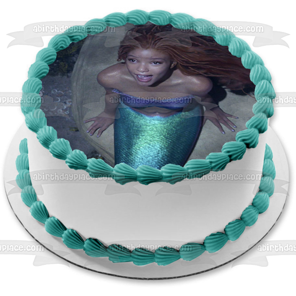 The Little Mermaid Ariel Edible Cake Topper Image ABPID57666