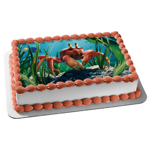 The Little Mermaid Sebastian Edible Cake Topper Image ABPID57665