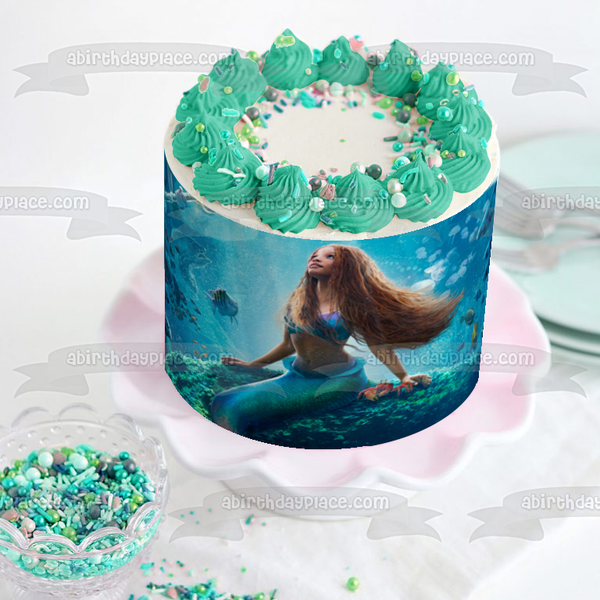 The Little Mermaid Ariel Edible Cake Topper Image ABPID57667