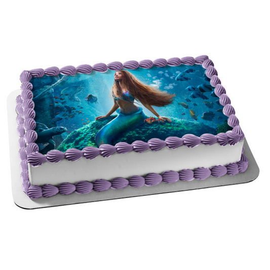Decoración comestible para tarta de La Sirenita Ariel Imagen ABPID57667 