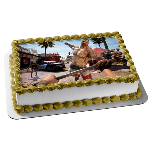 Dead Island 2 Game Scene Edible Cake Topper Image ABPID57622
