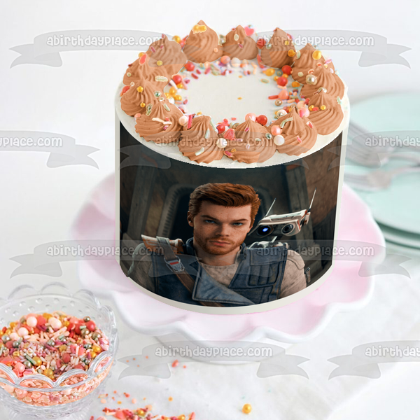 Star Wars Jedi: Survivor Cal Kestis Edible Cake Topper Image ABPID57621