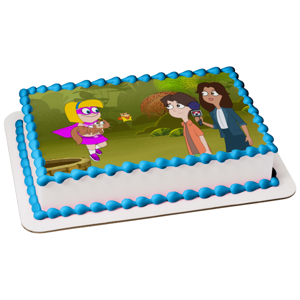 Hamster & Gretel and Kevin Edible Cake Topper Image ABPID57628