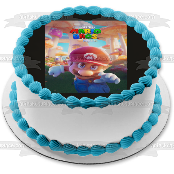 The Super Mario Bros. Movie Edible Cake Topper Image ABPID57632