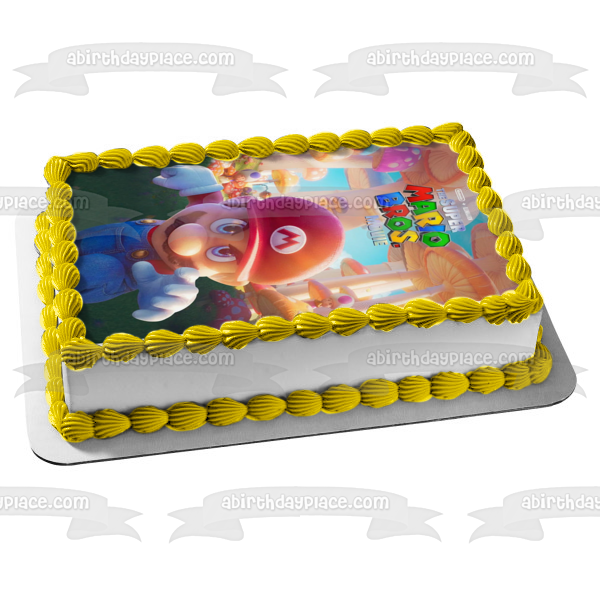 The Super Mario Bros. Movie Edible Cake Topper Image ABPID57632