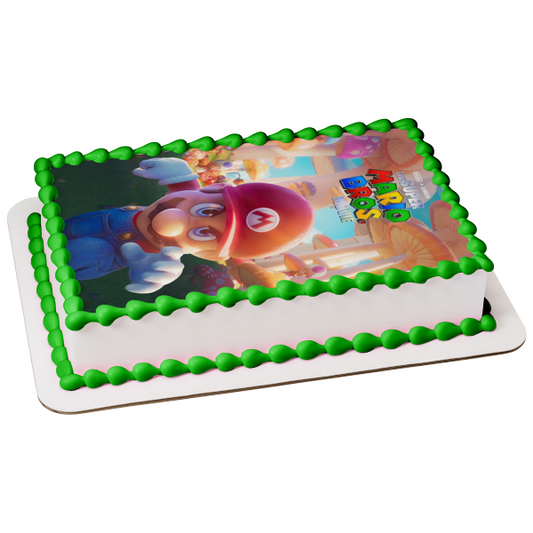 The Super Mario Bros. Movie Edible Cake Topper Image ABPID57632