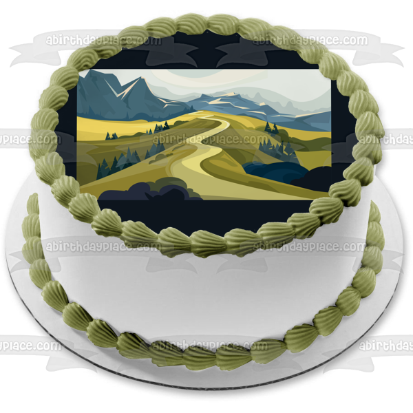 Imagen oficial de decoración comestible para tarta de Adolescente Deja que comience la aventura ABPID57676 