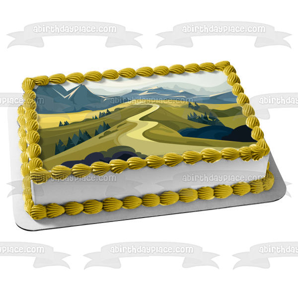 Imagen oficial de decoración comestible para tarta de Adolescente Deja que comience la aventura ABPID57676 