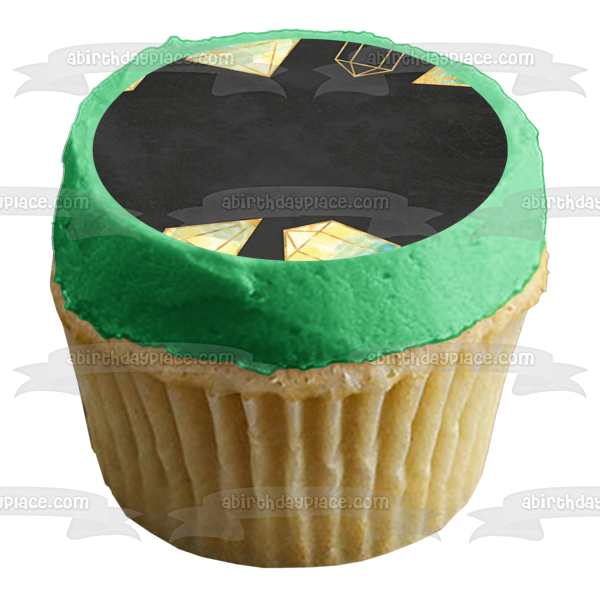 Gemstones Edible Cake Topper Image ABPID57672