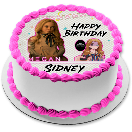 m3gan Movie Comic Remote Imagen comestible para decoración de tartas ABPID57689 