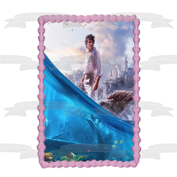The Little Mermaid Prince Eric Poster Edible Cake Topper Image ABPID57738