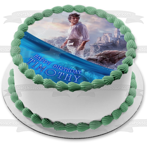 The Little Mermaid Prince Eric Poster Edible Cake Topper Image ABPID57738