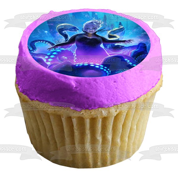The Little Mermaid Ursula Sea Witch Poster Edible Cake Topper Image ABPID57740