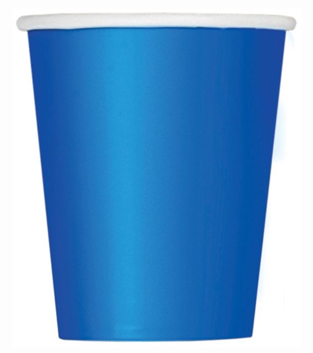 Royal Blue 9oz Cups, 8ct