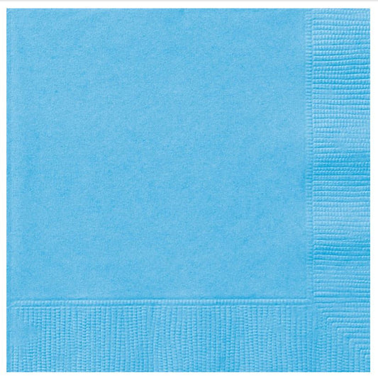 Powder Blue Lunch Napkins, 20ct