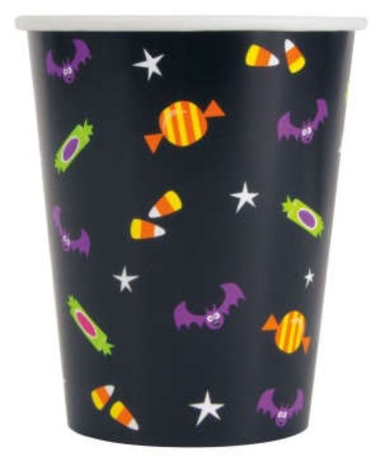 Cat & Pumpkin Paper Cups, 8ct