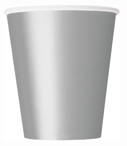 Silver 9oz Cups, 8ct