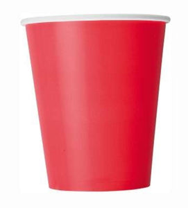 Ruby Red 9oz Cups, 8ct