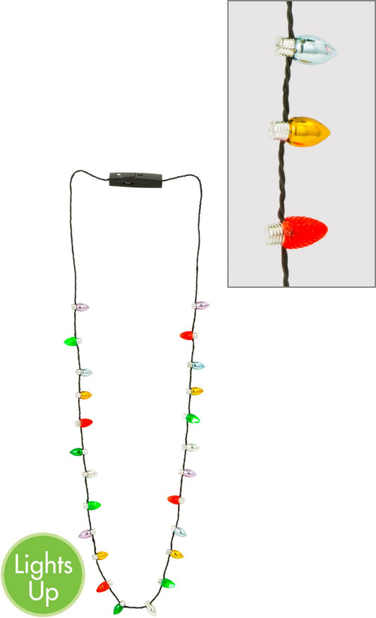 Light Up Bulb 30" Necklace