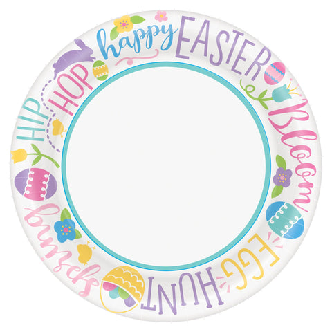 Hoppy Easter 6.75" Round Plates