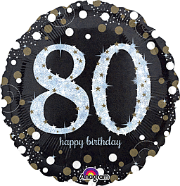 Sparkling Birthday 18" Balloon - 80