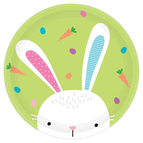 Hello Bunny 9" Round Plates