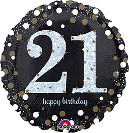 Sparkling Birthday 18" Balloon - 21