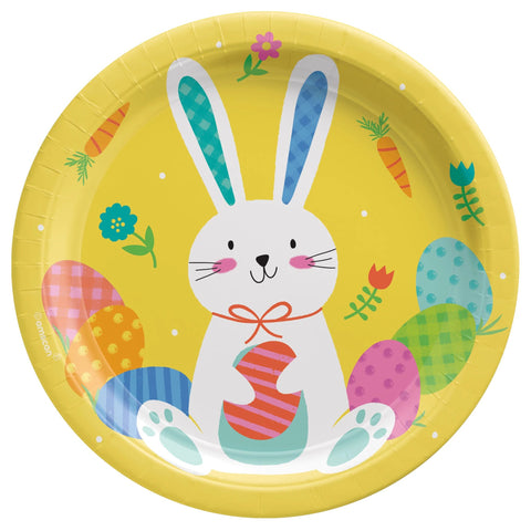 Funny Bunny 7" Round Plates