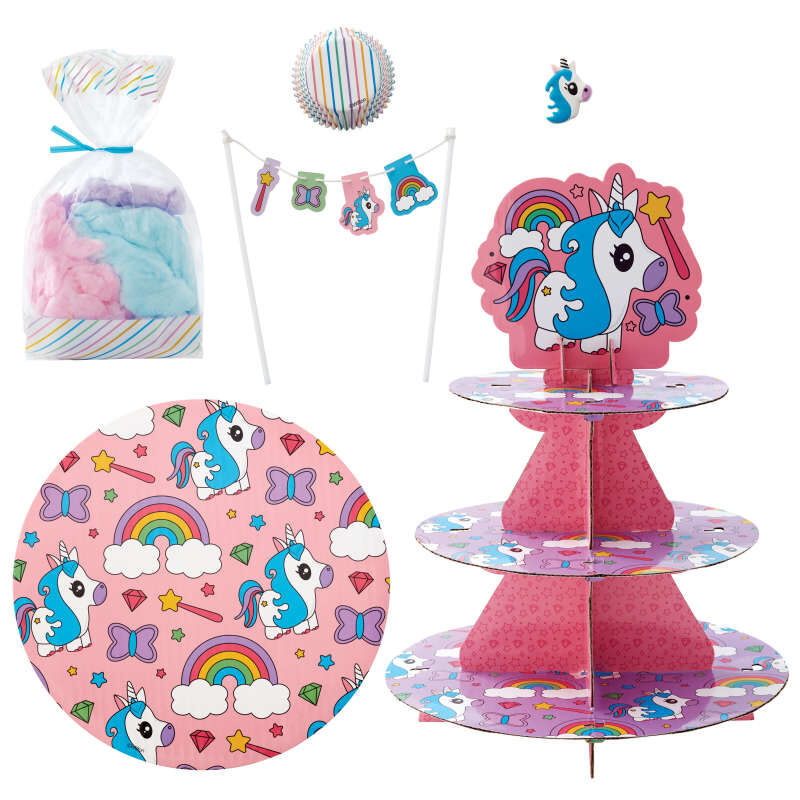 Kit de postres para fiesta de unicornio