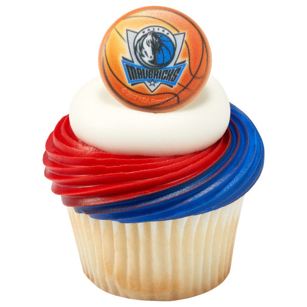 NBA Dallas Mavericks Basketball Cupcake Rings